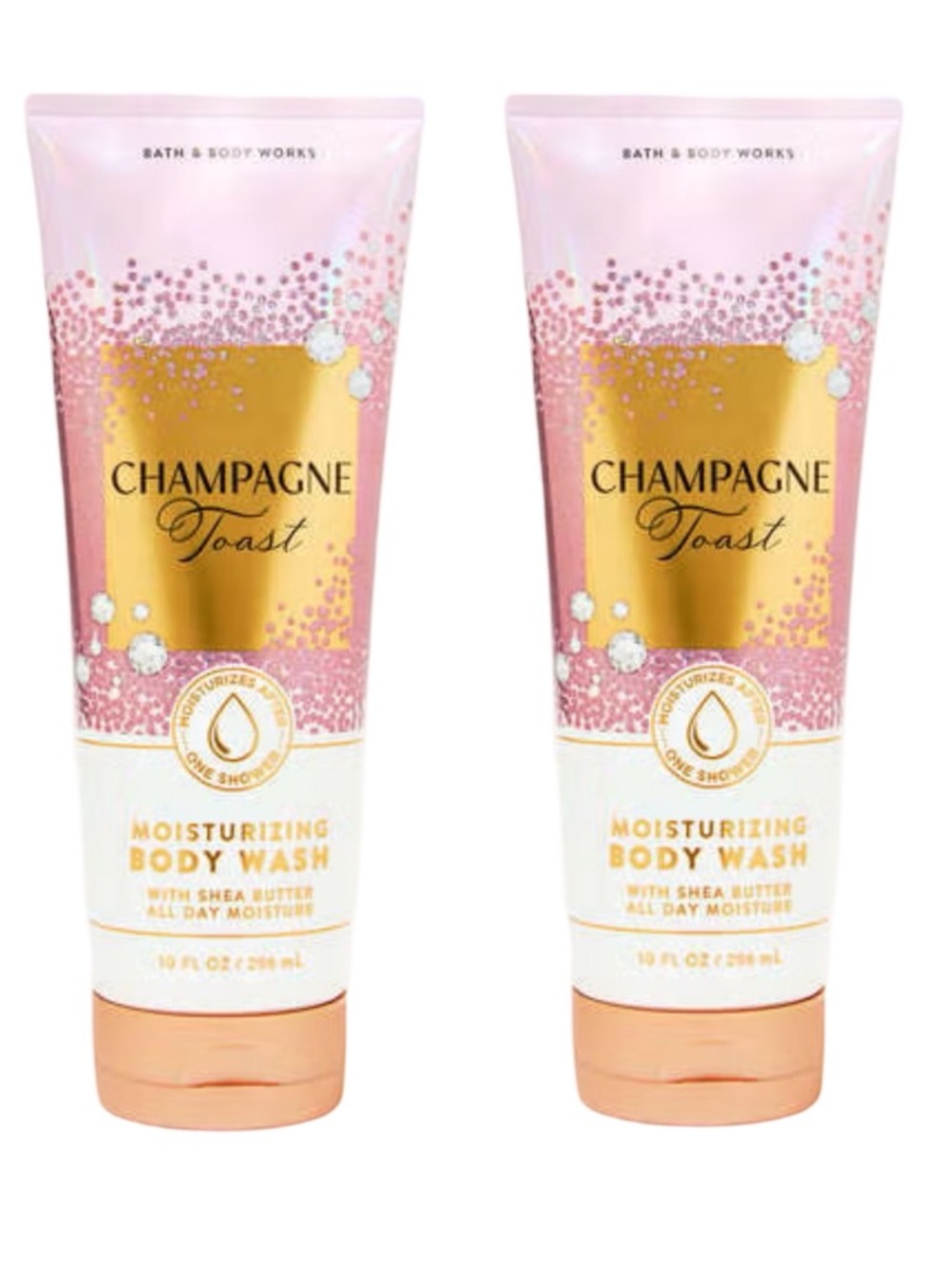 Bath & Body Works Champagne Toast Moisturizing Body Wash 2 - 10 FLOZ Full Size